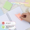 EOOUT Lined Sticky Notes 3×3, 8 Pads, 800 Sheets in Total, Super Adhesive Memo Pads, Easy to Post Notes for Study, Work, and Daily Life